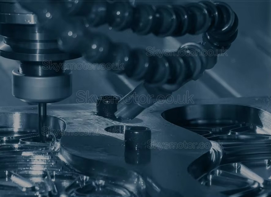 4.5KW 220V/380V Air Cooled ATC (Automatic Tool Change) Spindle Motor JGLF51-30-24Z/4.5 3.6Nm 24,000 RPM ISO30